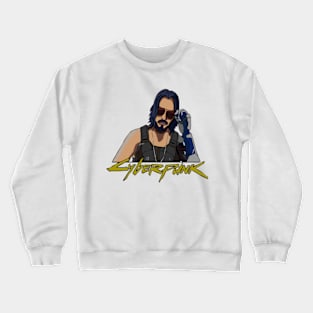 Keanu Reeves. Cyberpunk 2077 Crewneck Sweatshirt